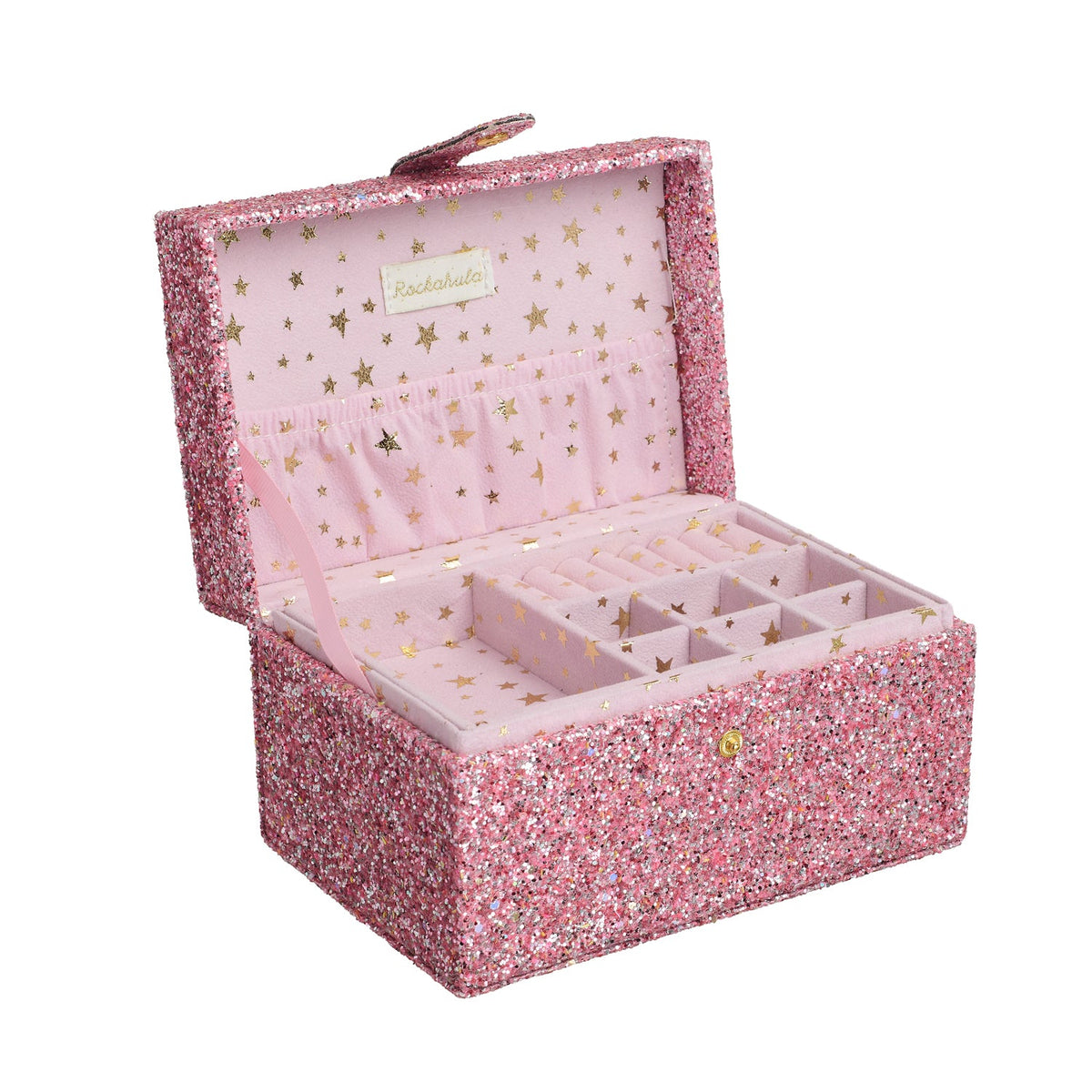 Papuošalų dėžutė Confetti Glitter atidaryta