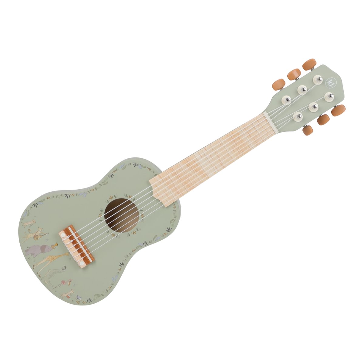 Medinė gitara Safari Friends žalia