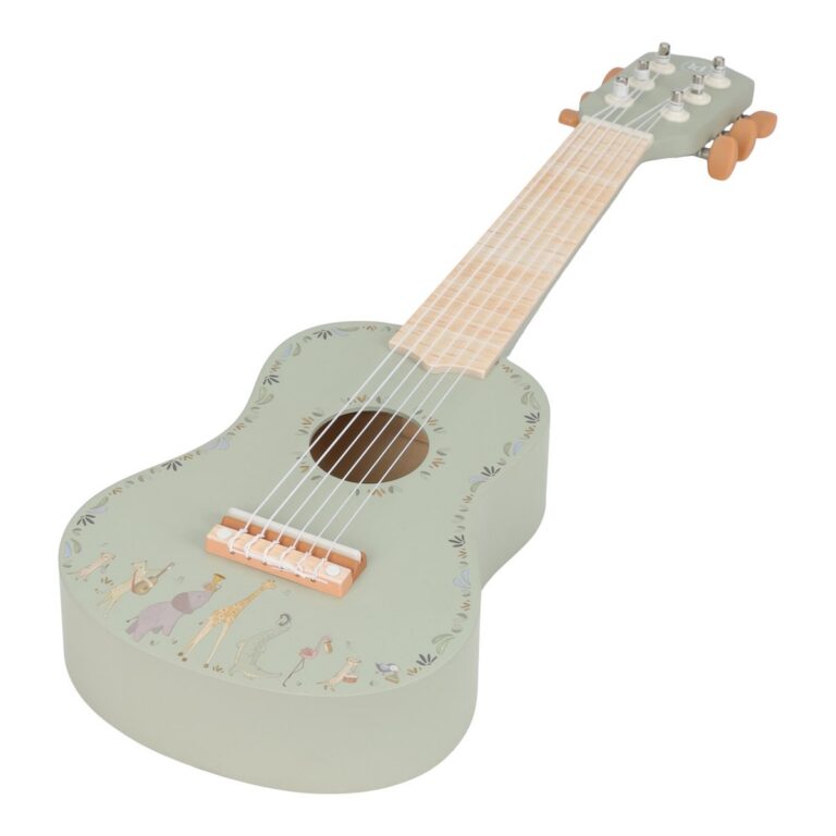 Medinė gitara Safari Friends žalia